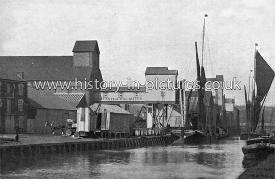 Owen Parry Ltd, Oil Mills, Colchester, Essex. c.1906